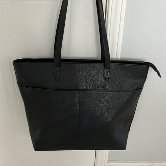 Seven Days black vegan tote bag - Picture 1 of 5